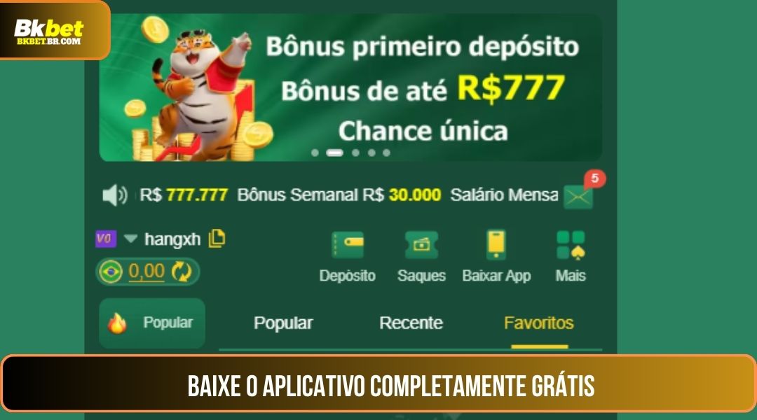 Baixe o aplicativo totalmente gratuito