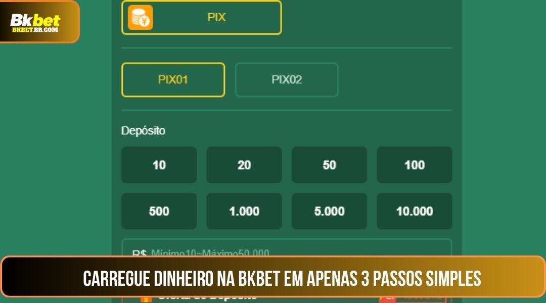 BKBET Depósitoem apenas 3 passos simples