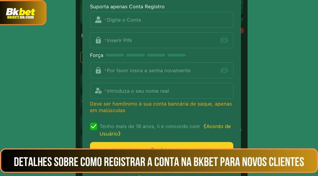 Detalhes sobre como se BKBET Registro para novos clientes
